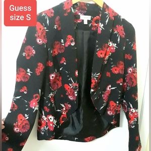 EUC Guess Floral Blazer